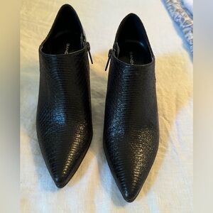 Black high heel booties - 8M